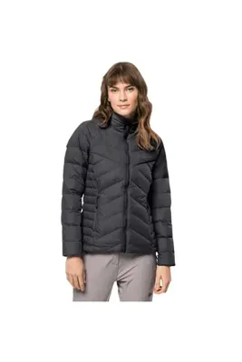 Jack Wolfskin Tundra Down Jkt W Siyah Kadın Mont 1206652-6000