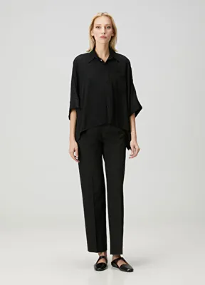 MM6 Maison Margiela Siyah Pantolon