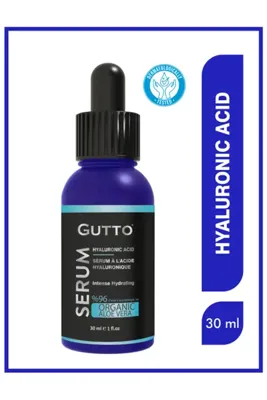 Gutto Nemlendirici Ve Kırışık Karşıtı %96 Aloe Vera Hyalüronik Asit Cilt Serumu 30ml