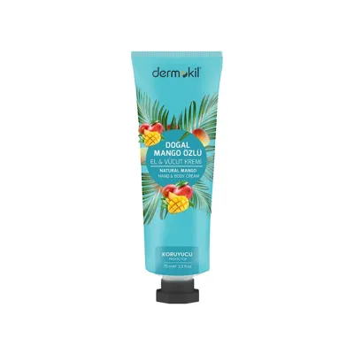 Dermokil Doğal Mango Özlü El ve Vücut Kremi 75 ml