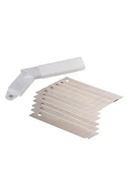 alfapazar e-ticaret GHN Maket Bıçağı / Falçata Ağzı / Yedeği İnce 9mm - 10 Adet