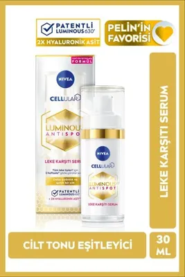 Nivea Nıvea LUMINOUS630 Thiamidol Etkili Leke Karşıtı Cilt Serumu 30ML, Hyaluronik Asit, Cilt Tonu Eşitleyici,aydınlık Görünüm