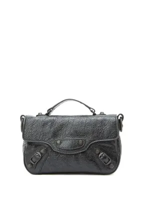 Balenciaga Le City Nano Siyah Kadın Deri El Çantası