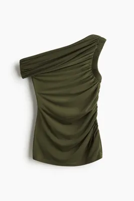 H&M Tek Omuzlu ve Drapeli Üst