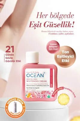 Ocean Dış Genital Bölge Beyazlatıcı FLASH EFFECT Krem ( Yüz, Koltuk Altı, Bikini Bölgesi, Dirsek)