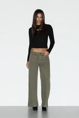 LEFTIES KADIN Cepli culotte jean