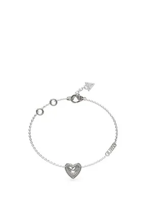 Guess JGUJUBB05022JWRHS Beloved Kalpli Metalik Gri Çelik Kadın Bileklik