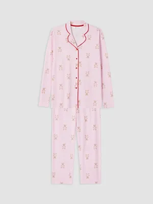 LCW Young Ayıcık Baskılı Kadın Pijama Takımı