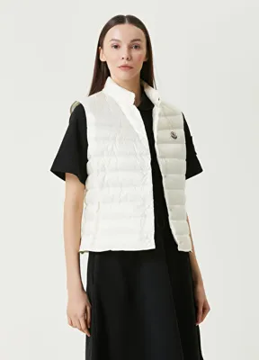 Moncler Liane Beyaz Puff Yelek