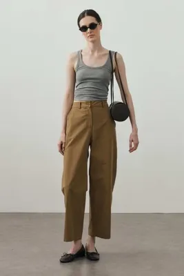 Fahhar Chino Kesim Pantolon Yeşil