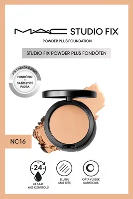 MAC YENİ Studio Fix Powder Plus Fondöten - NC16