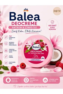 BALEA DEOCREM Ahududu kremalı deodorant, 50 ml