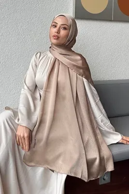 lamelif Janjan Şal vizonrengi