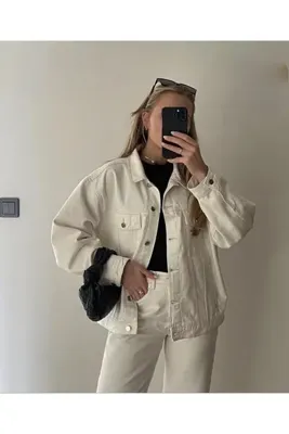 Aida Fashion Denim ceket Boyfrend