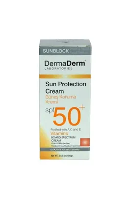 Hype Store DERMADERM GÜNEŞ KORUMA KREM SPF + 50, (1 x 100 gr)