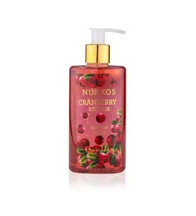 nurxos Kızılcık (Cranberry) Duş Jeli 300 ML – Meyvemsi Çiçeksi - 9223