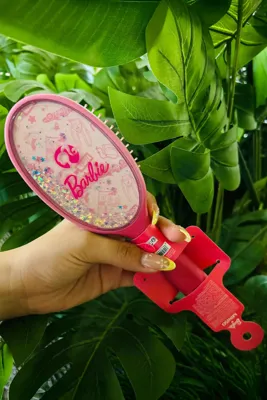 Miniso Barbie Lisanslı Simli Saç Fırçası – Işıltılı ve Nazik Tarama Sağlayan Tasarım 26,5 Cm