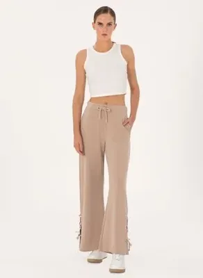 Pierre Cardin Bej Kadın Flare Pantolon CALEX-P