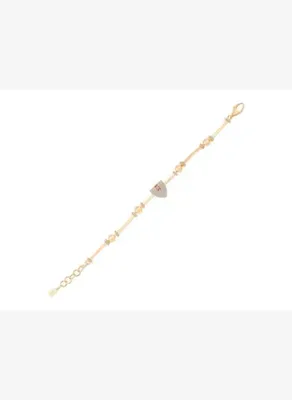 Ema Jewellery Pembe Baget Taşlı Silindir Bileklik