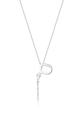 Bendis Design Deniz P Harfi Silver 925 Ayar Gümüş Kadın Kolye