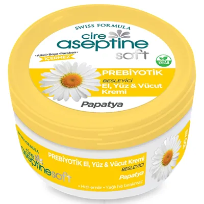 Cire Aseptine Soft Papatya Nemlendirici Bakım Krem 200ml