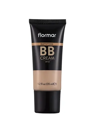 Flormar Yağlı & Karma Ciltlere Özel Parlama Önlemeye Yardımcı SPF25 Mat Bitişli BB Krem 001 Fair