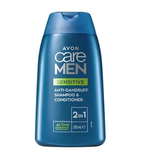 AVON Care Men Sensitive 2'si 1 Arada Kepek Önleyici Şampuan ve Saç Kremi 200 Ml.