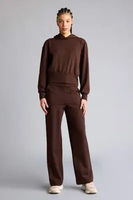 Defacto Esnek Kumaş Wide Leg Cepli Geniş Paça Uzun Sporcu Eşofman Altı G5496AX25WN