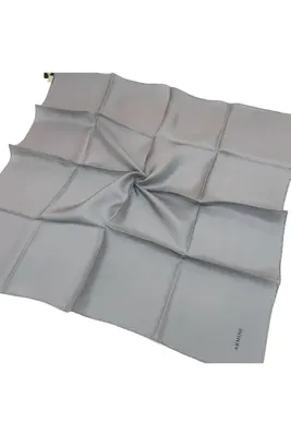 ARMİNE Düz İpek Eşarp - 1393 Gri Twill
