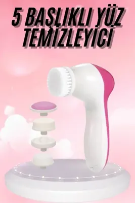 Genel Markalar 5 Başlıklı Titreşimli Cilt Temizleme Seti Canlandırıcı Ve Onarıcı