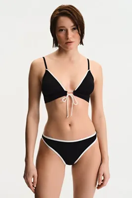 Penti Siyah Nichole Bralet Bikini Üstü