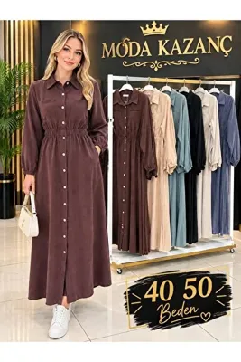 Moda Kazanç Tensel kumaş elbise