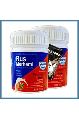 dilaratrendhousee Playboy Blue Rus Merhemi 2 Tane 50 ml Tüylere Krem + Yanında Jel DLRA