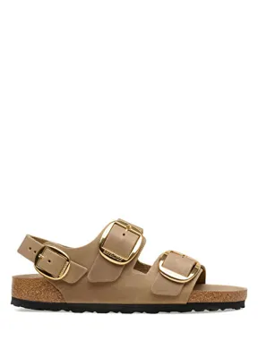 Birkenstock Milano Bej Kadın Deri Sandalet