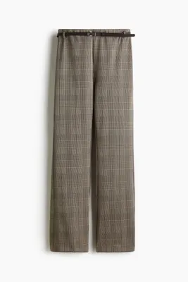 H&M Kemerli Pantolon