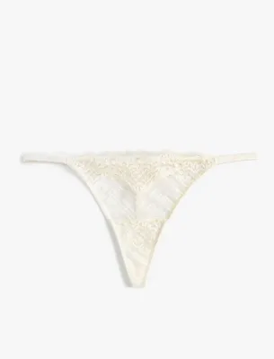 Koton Dantelli String Külot Çiçekli