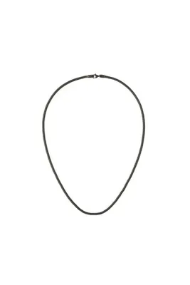 Daniel Wellington Tide Mesh Necklace Graphite 2.8