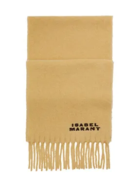 Isabel Marant Firny Sarı Kadın Yün Atkı