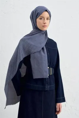 Armine Elegance İpek Pamuk Monogram Şal 19