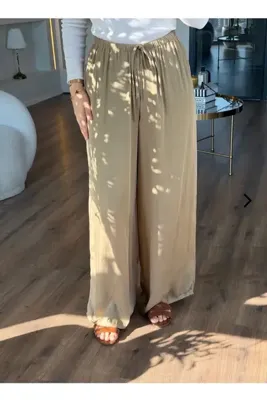 MODA S&S BZLİNE Saten ipek pantolon