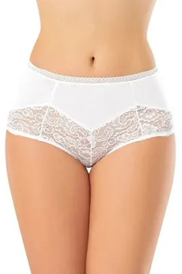 ERDEM İÇ GİYİM Erdem Beyaz Yüksek Bel Dantelli Külot 7273
