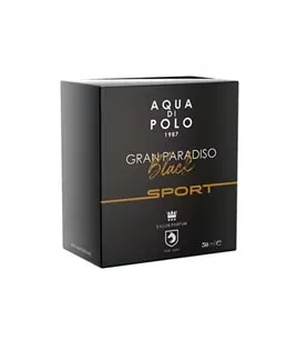 aqua di polo 1987 Gran Paradiso Black Sport EDP 50 ml Erkek Parfüm