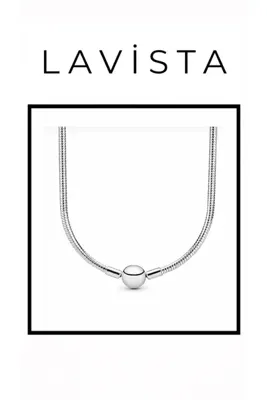 Lavista Silver Yuvarlak Top Model Gümüş Kolye