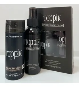 Toppik SETİ 27.5 gr. Fiber ve 100 ml. Sabitleyici (Kahve)