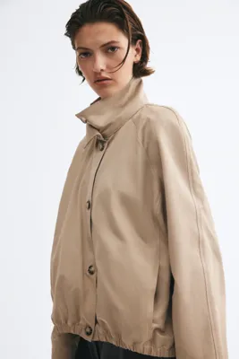 H&M Boru Yakalı Oversize Ceket