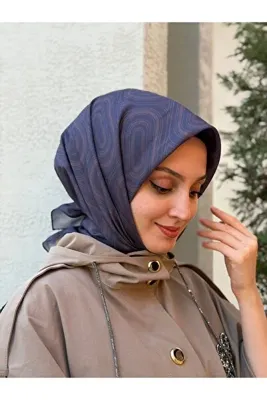 moiré Soft Eşarp Pamuklu Kumaş Kaymayan Yapısıyla Rahat Kullanım