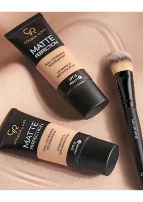 Str Store Matte Perfection Foundation - Warm 01 - Yoğun Kapatıcı Mat Fondöten