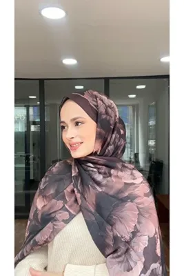 YILDIZ SCARFS Premium Tonsürton Soft Şal - Moka Kahve