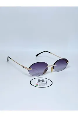 MOONMEE CAFPE - Unisex Güneş Gözlüğü Mor UV400 Korumalı