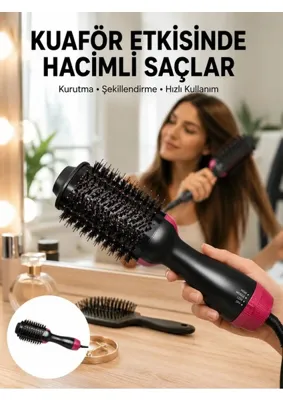 Sbus Shop Fön Tarak 1200 W Saç Şekillendirici Saç Düzleştirici Saç Kurutma Yeni Nesil